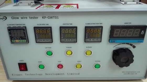 글로우 와이어 테스트 장치, 테스트 챔버가 없는 글로우 와이어 테스터, IEC 60695-2-10 글로우 와이어 테스터,