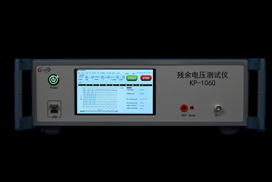 IEC 잔류 전압 테스트를 위한 의료 시험 장비는 케이블과 캘리브레이션 인증서를 포함한다.