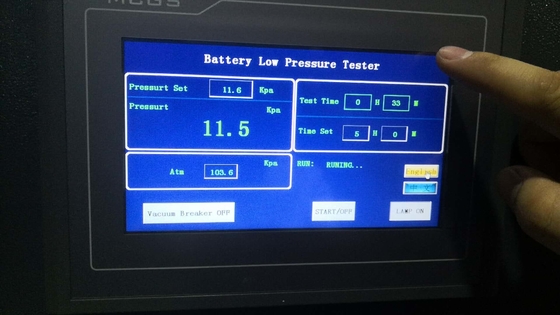 IEC62133 조항 7.3.7 리튬 배터리 저압 챔버가 높은 고도 검사를 시뮬레이션합니다