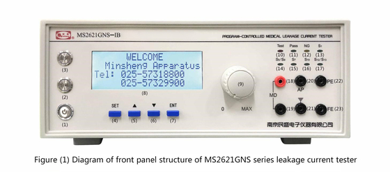 MS2621GNS 일련 프로그램 제어 누설 전류 테스터