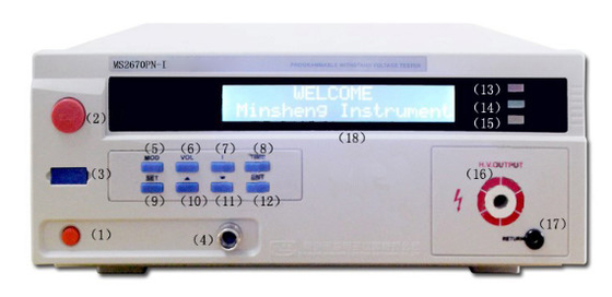 MS2670PN 프로그램 제어 내전압 테스터