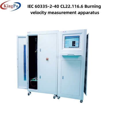 IEC 60335-2-40 CL22116.6 사용자 친화적인 설계의 타는 속도 측정 장치